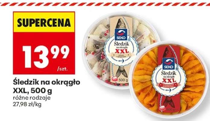 Śledzik na okrągło XXL, 500 g