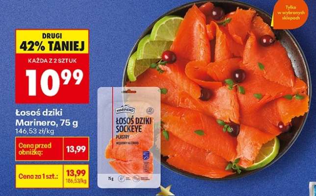 Łosoś dziki Marinero, 75 g