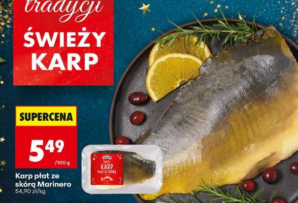 Karp płat ze skórą Marinero