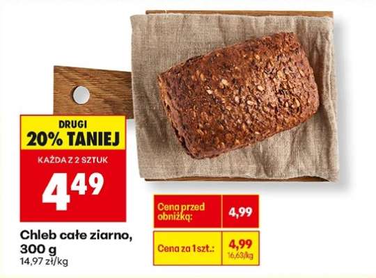 Chleb cale ziarno 300 g