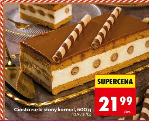 Ciasto rurki słony karmel, 500 g