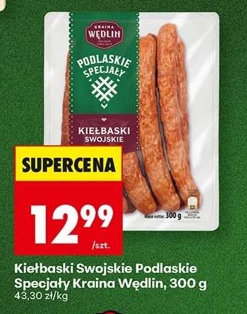 Kiełbaski swojskie Podlaskie Specjały Kraina Wędlin, 300 g