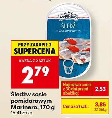 Śledź w sosie pomidorowym Marinero, 170 g