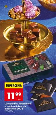 Czekoladki z nadzieniem o smaku miętowym Biedronka, 200 g