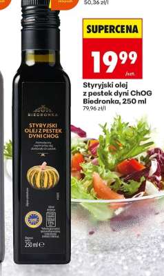 Styryjski olej z pestek dyni ChOG Biedronka, 250 ml