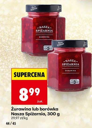 Żurawina lub borówka Nasza Spiżarnia 300 g