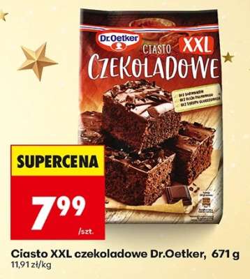 Ciasto XXL czekoladowe Dr.Oetker