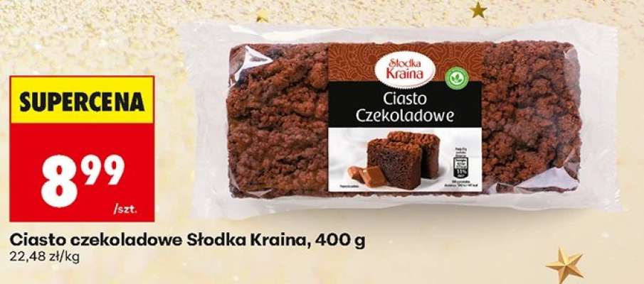 Ciasto czekoladowe Słodka Kraina, 400 g