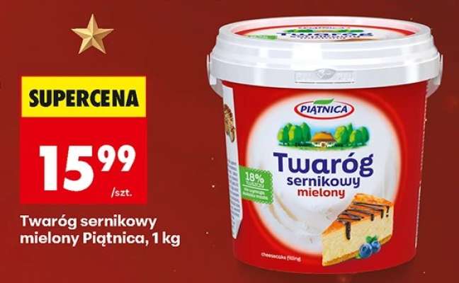Twaróg sernikowy mielony Piątnica, 1 kg