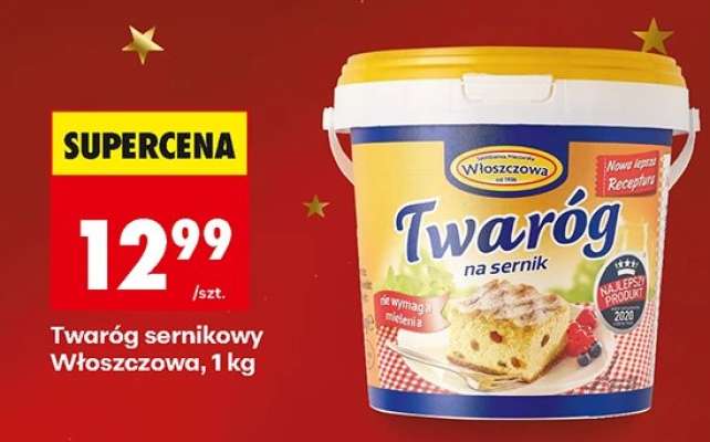 Twaróg sernikowy Włoszczowa 1 kg