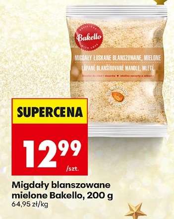 Migdały blanszowane mielone Bakello, 200 g