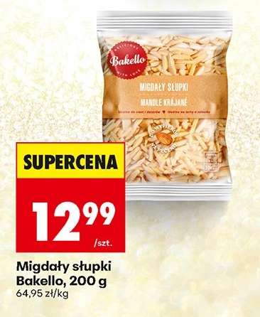 Migdały słupki Bakello, 200 g