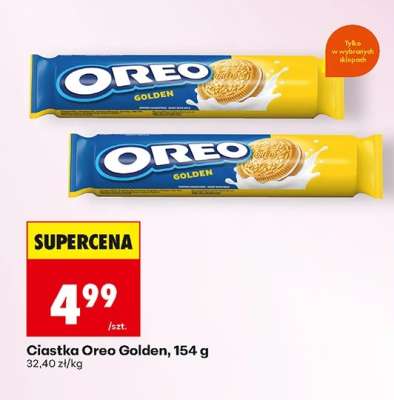 Ciastka Oreo Golden, 154 g