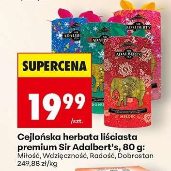 Cejlońska herbata liściasta premium Sir Adalbert’s, 80 g