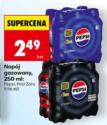 Napój gazowany, 250 ml: Pepsi, Pepsi Zero