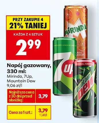 Napój gazowany, 330 ml