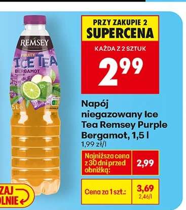 Napój niegazowany Ice Tea Remsey Purple Bergamot, 1,5 l