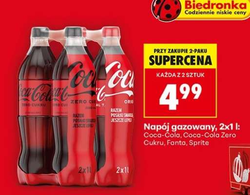 Napój gazowany, 2x1 l