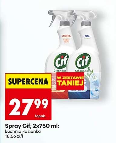 Spray Cif, 2x750 ml