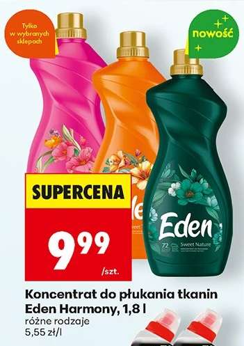 Koncentrat do płukania tkanin Eden Harmony, 1,8 l