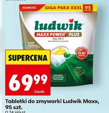 Tabletki do zmywarki Ludwik Maxx, 95 szt.