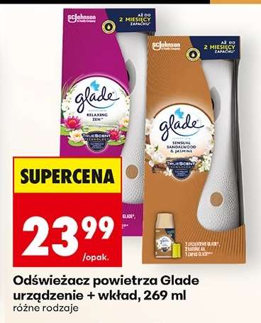 Odświeżacz powietrza Glade urządzenie + wkład, 269 ml
