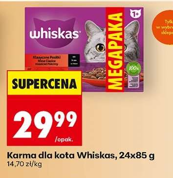 Karma dla kota Whiskas, 24x85 g