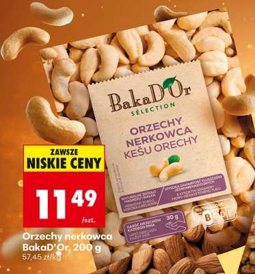 Orzechy nerkowca BakaD’Or, 200 g