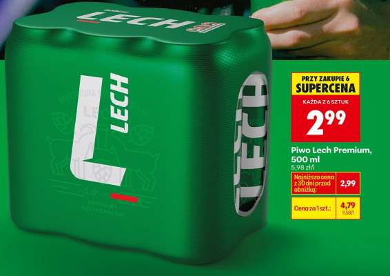 Piwo Lech Premium, 500 ml