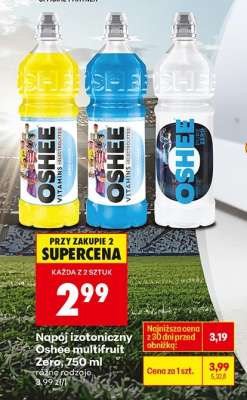 Napój izotoniczny Oshee multifruit Zero, 750 ml