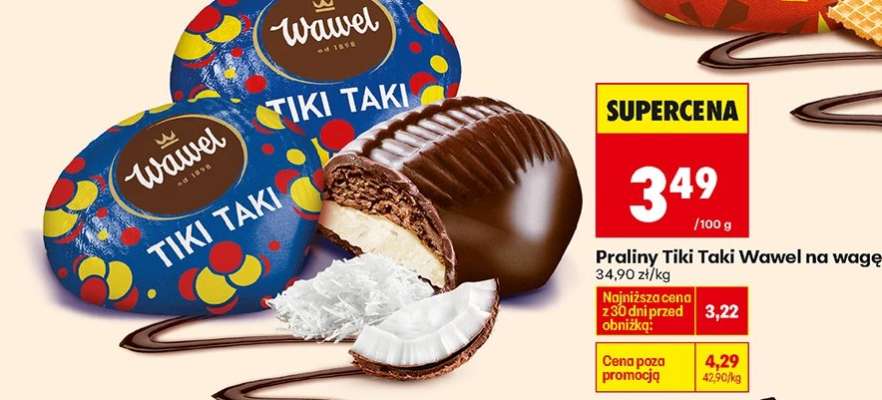 Praliny Tiki Taki Wawel na wagę