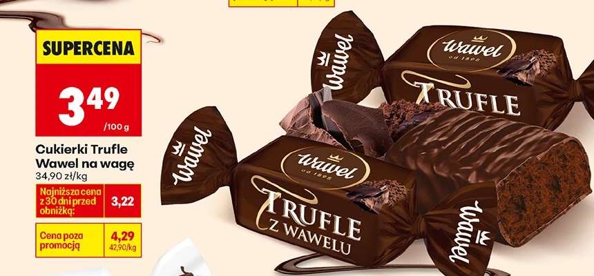 Cukierki Trufle Wawel na wagę
