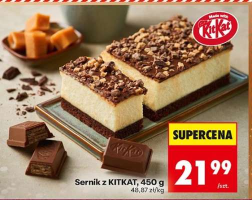 Sernik z KITKAT, 450 g