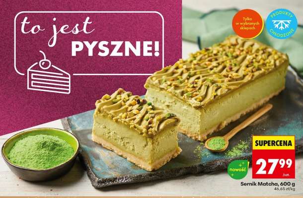 Sernik Matcha, 600 g