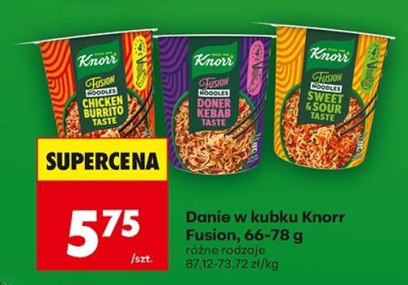 Danie w kubku Knorr Fusion, 66-78 g