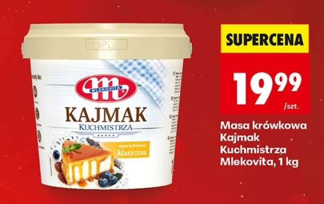 Masa krówkowa Kajmak Kuchmistrza Mlekovita, 1 kg