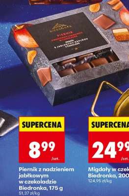 Piernik z nadzieniem jabłkowym w czekoladzie Biedronka, 175 g