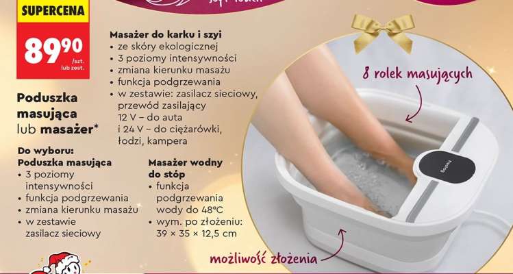 Poduszka masująca lub masażer*