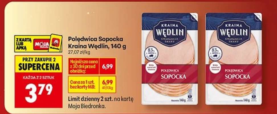 Polędwica Sopocka Kraina Wędlin 140 g