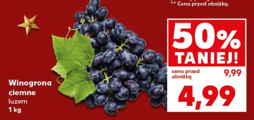 Winogrona ciemne, luzem 1 kg