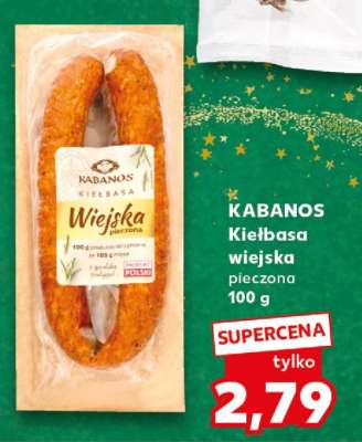 KABANOS Kiełbasa wiejska pieczona 100 g