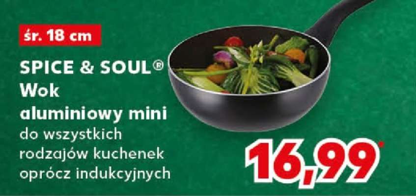 SPICE & SOUL Wok aluminiowy mini