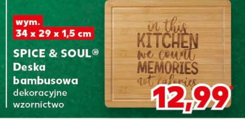 SPICE & SOUL® Deska bambusowa