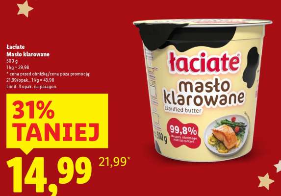 ŁACIATE Masło klarowane