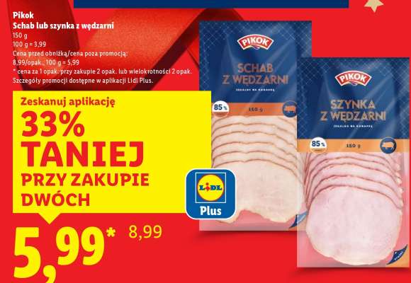 Pikok Schab lub szynka z wędzarni