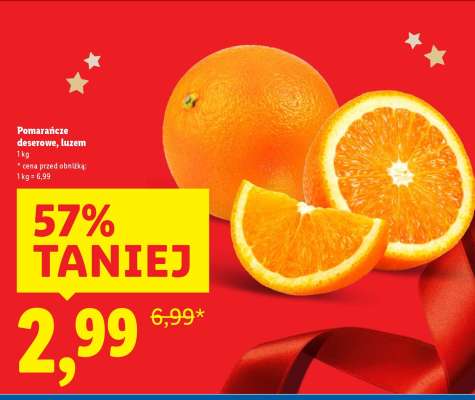 Pomarańcze deserowe, luzem