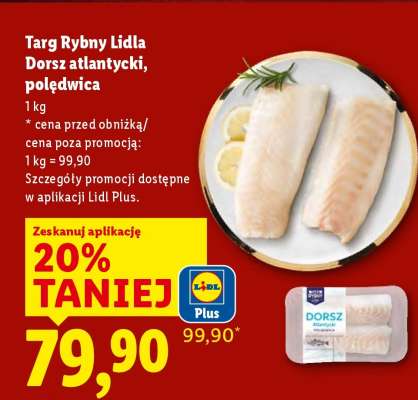 TARG RYBNY LIDLA Dorsz atlantycki polędwica