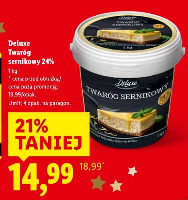 Deluxe Twaróg sernikowy 24%