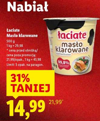 ŁACIATE Masło klarowane