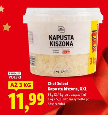 Chef Select Kapusta kiszona, XXL